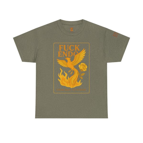 'F*CK ENDO' Phoenix Tee Unisex Cotton T-Shirt Endometriosis Awareness - Image 21