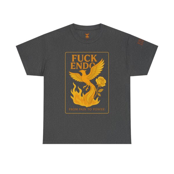 'F*CK ENDO' Phoenix Tee Unisex Cotton T-Shirt Endometriosis Awareness - Image 36