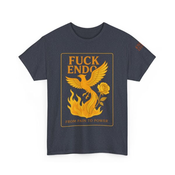 'F*CK ENDO' Phoenix Tee Unisex Cotton T-Shirt Endometriosis Awareness - Image 48