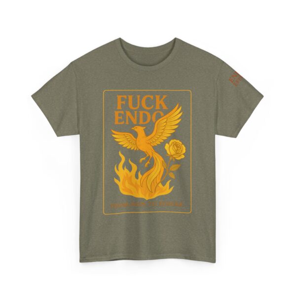 'F*CK ENDO' Phoenix Tee Unisex Cotton T-Shirt Endometriosis Awareness - Image 23