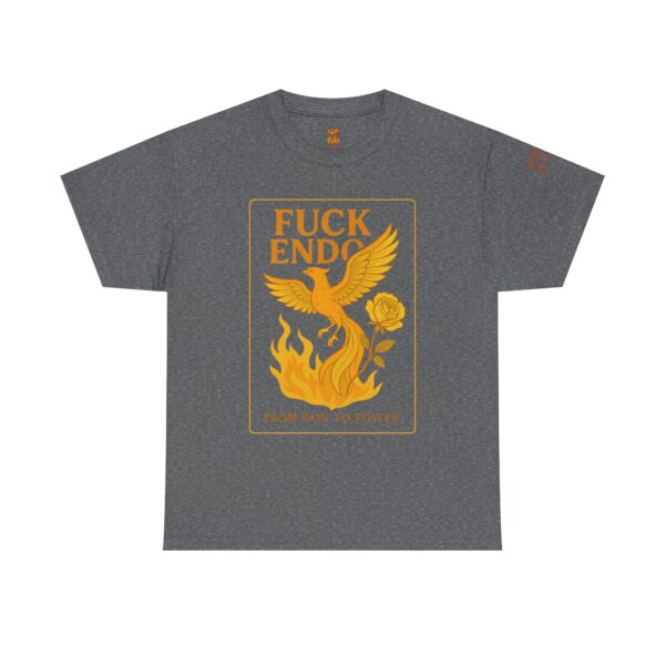 'F*CK ENDO' Phoenix Tee Unisex Cotton T-Shirt Endometriosis Awareness - Image 26