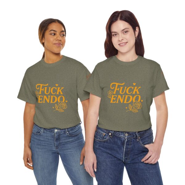 'F*CK ENDO' Endometriosis Awareness Tee Unisex Cotton T-Shirt - Image 25