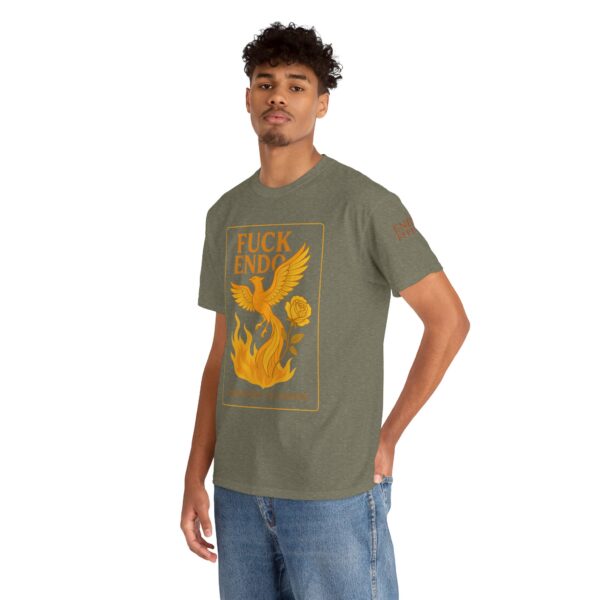'F*CK ENDO' Phoenix Tee Unisex Cotton T-Shirt Endometriosis Awareness - Image 25