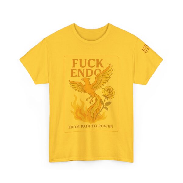 'F*CK ENDO' Phoenix Tee Unisex Cotton T-Shirt Endometriosis Awareness - Image 18