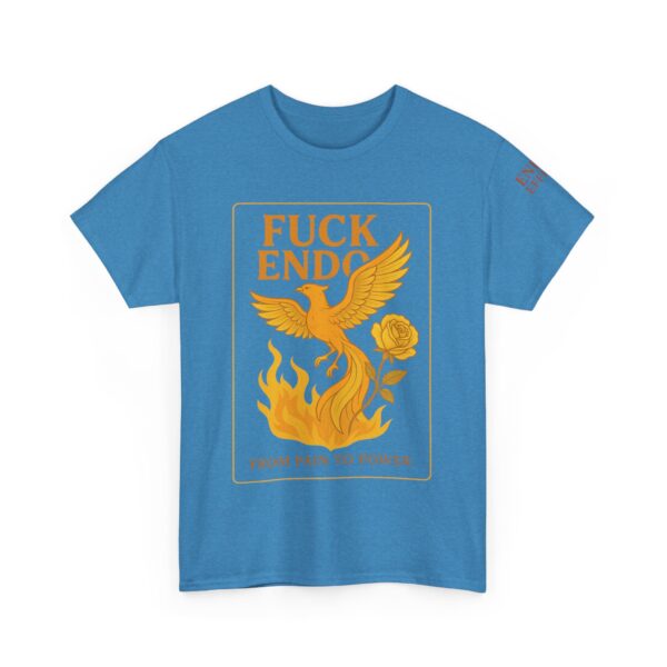 'F*CK ENDO' Phoenix Tee Unisex Cotton T-Shirt Endometriosis Awareness - Image 33