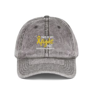 This is My Fight Hat Vintage Embroidered Cap Endometriosis Awareness 100% Cotton
