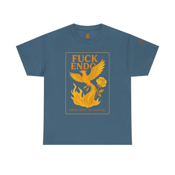 'F*CK ENDO' Phoenix Tee Unisex Cotton T-Shirt Endometriosis Awareness - Image 41