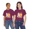 Hot Water Bottle Bunny Endometriosis Awareness Tee Shirt - Image 25