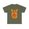 Mobility Aid Phoenix Endometriosis Awareness Cotton Tee Shirt - Image 14