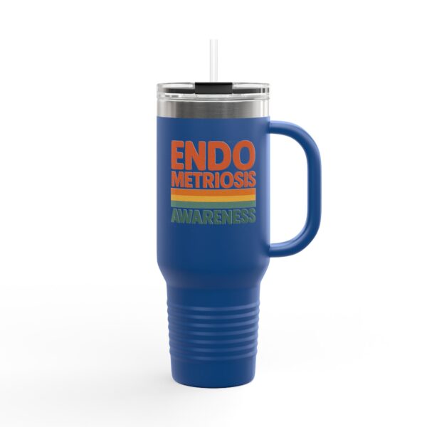 Endometriosis Awareness Insulated Travel Mug, 40oz - Image 16