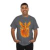Mobility Aid Phoenix Endometriosis Awareness Cotton Tee Shirt - Image 17