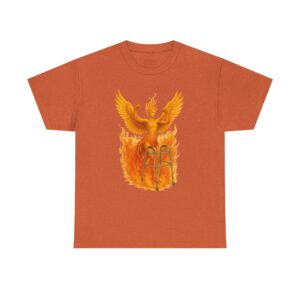 Mobility Aid Phoenix Endometriosis Awareness Cotton Tee Shirt