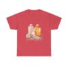 Hot Water Bottle Bunny Endometriosis Awareness Tee Shirt - Image 26
