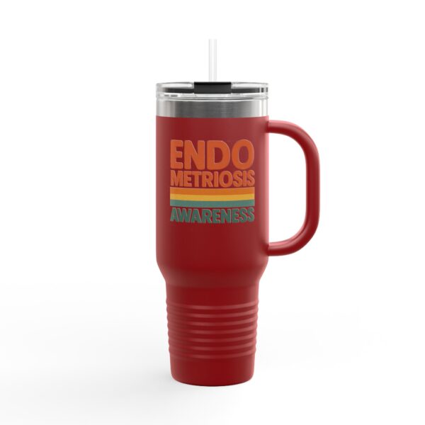Endometriosis Awareness Insulated Travel Mug, 40oz - Image 6