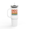 Endometriosis Awareness Insulated Travel Mug, 40oz - Image 4