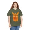 Mobility Aid Phoenix Endometriosis Awareness Cotton Tee Shirt - Image 15