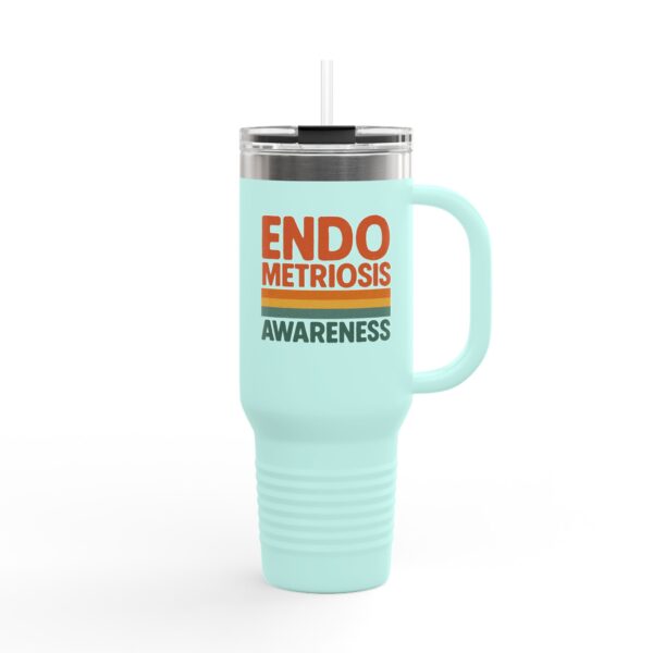 Endometriosis Awareness Insulated Travel Mug, 40oz - Image 14