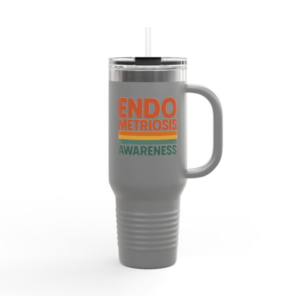 Endometriosis Awareness Insulated Travel Mug, 40oz - Image 12