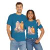 Hot Water Bottle Bunny Endometriosis Awareness Tee Shirt - Image 23