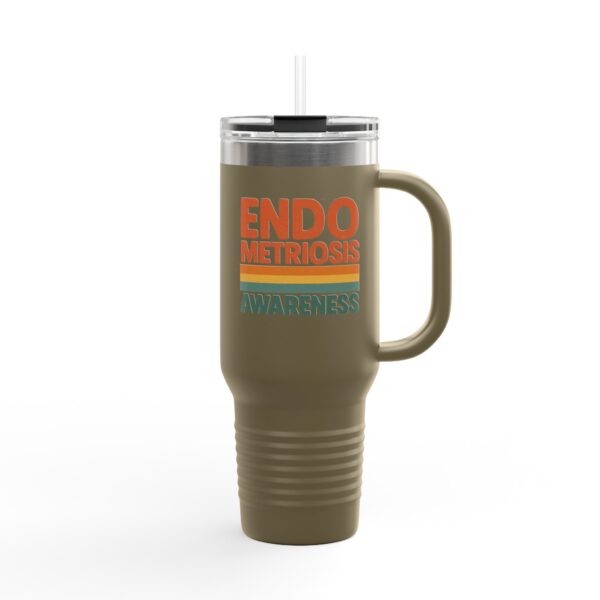 Endometriosis Awareness Insulated Travel Mug, 40oz - Image 10