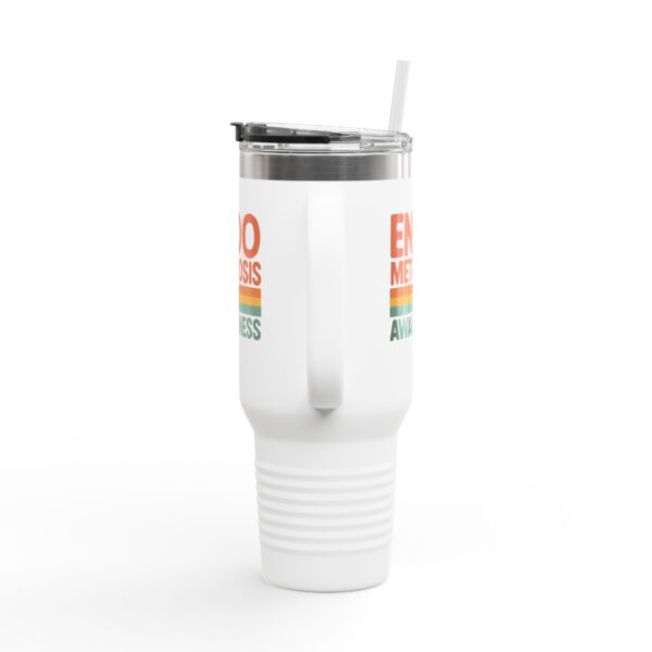 Endometriosis Awareness Insulated Travel Mug, 40oz - Image 3